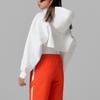 Adidas X Stella McCartney Pure Color Logo Mini Chaqueta con Capucha y Cremallera para Mujer Chaquetas Blanco H59963