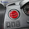 Für Suzuki Swift Sport 2005 2006 2007 2008 2009 2010 Echter Weicher Carbonfaser-Aufkleber Mittelkonsole Seitenlüftung Auto Zubehör
