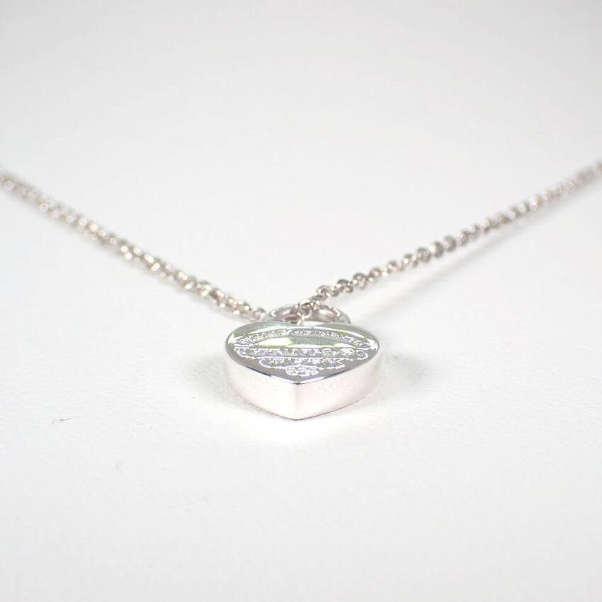 [Used] TIFFANY 925 Heart Pendant/Necklace/j17-1