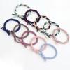 Colorful Plaited Braid Hairband with High Elasticity, Hair Elastic Band, Thickened Hand-woven Hair Tie, Knotted Hair Rope