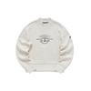Sports Casual Stand Collar Pullover Sweatshirt Women Sweatshirt Steam-White F11W141209F-IV