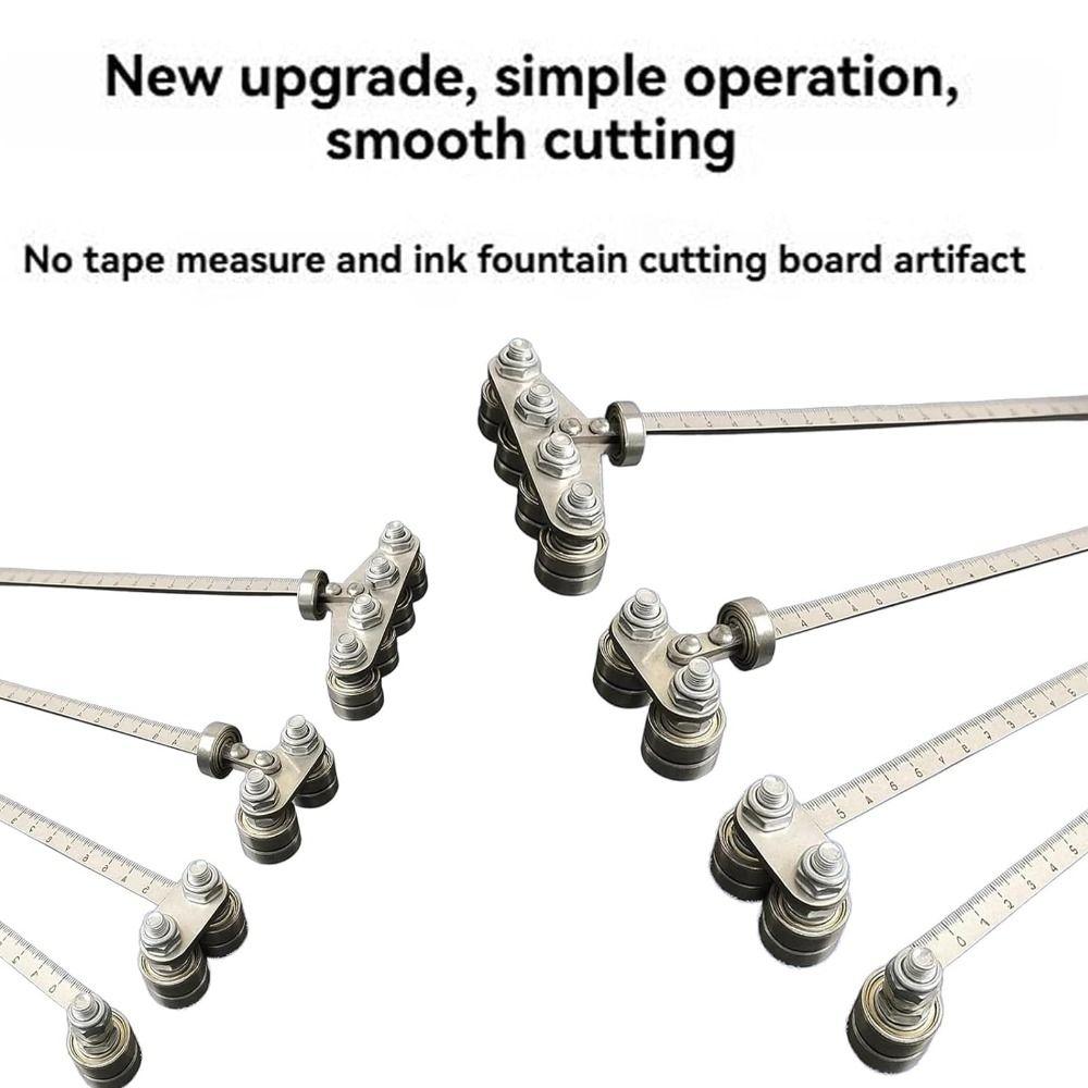 Dual Bearing Positioning Calipers Adjustable Stainless Steel Caliper Caliper Guide  Carpentry Work