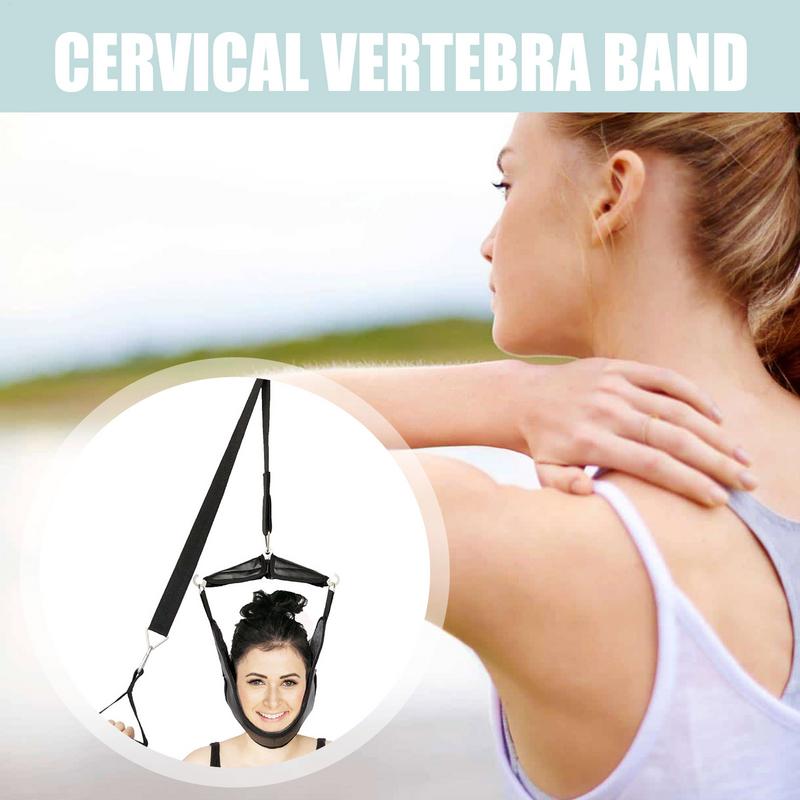 Cervical Neck Tractor Adjustable Cervical Spine Traction Belt Stretch Neck Massager Chiropractic Correction Device Pain Relief