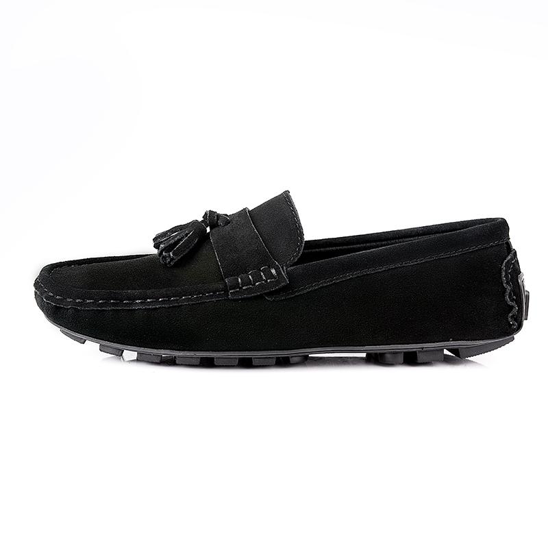 Men Casual Shoes Leisure Walk Comfy Footwear Suede Leather Loafers Moccasins Slip On Male Flats Male Driving Shoes Sneakers Man