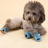 4PCS/set Pink Non-slip Summer Dog Shoes Breathable Sandals for Small Dogs Pet Dog Socks Sneakers for Dogs Puppy Cat Shoes Boots