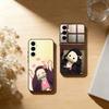 Demon N-Nezuko Phone Case For Samsung Galaxy A73,A72,A71,A70,A53,A52,A51,Soft Silicone Black Cover