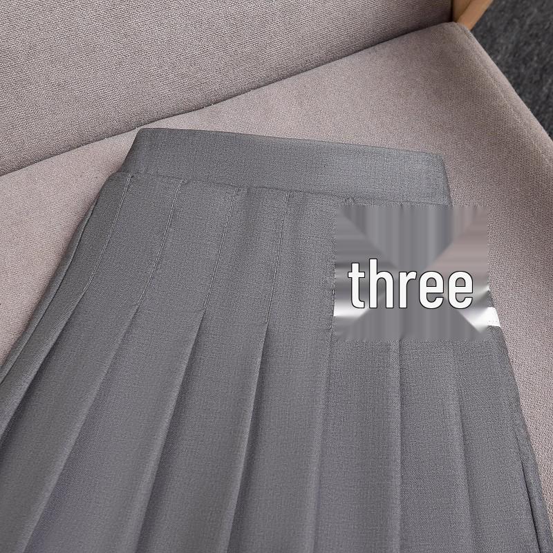 Girls' Pleated Skirt - Stylish Academy Style (2026 Spring/Summer/Autumn)