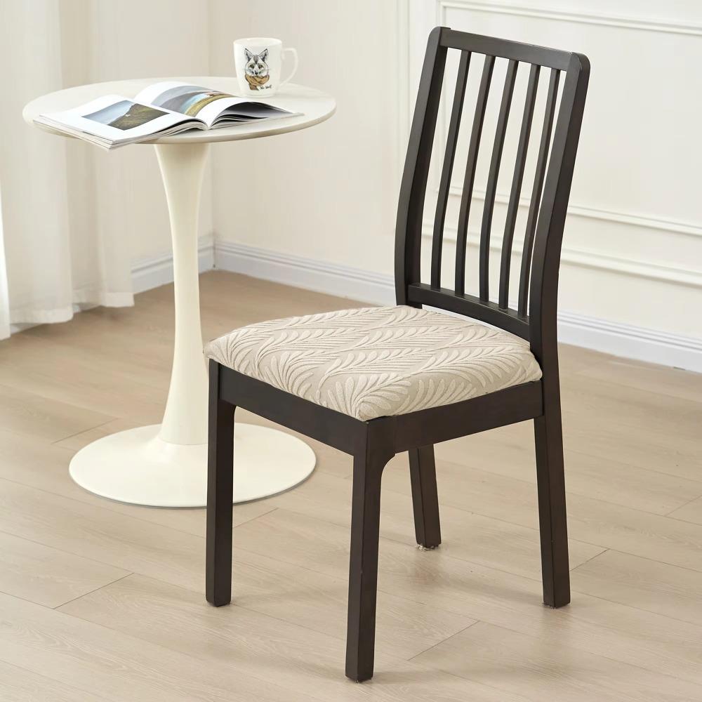 Nordic Style Jacquard Chair Seat Cover Stain-resistant Wear-resistant Chair Protective Cover Washable Elastic