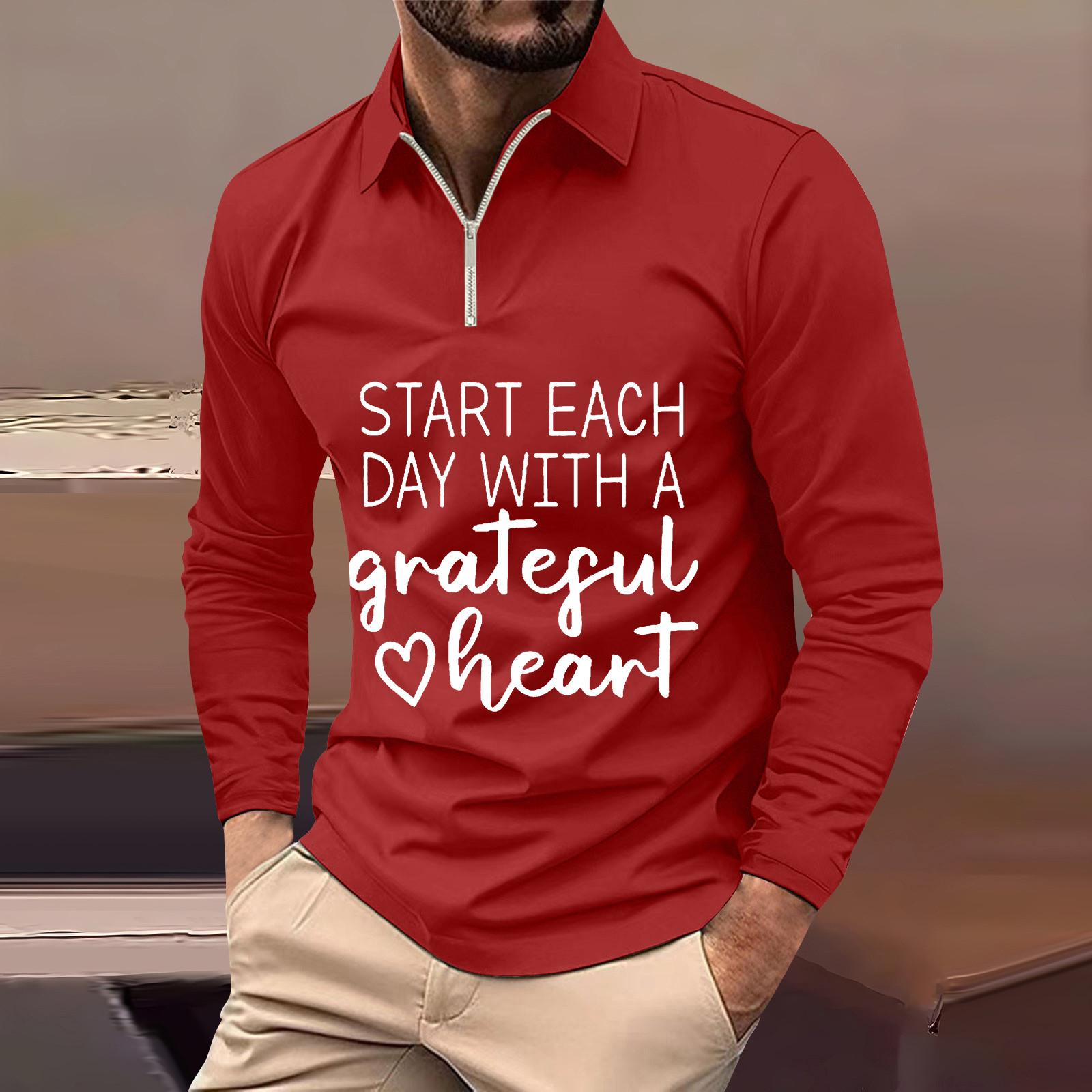 

Мужская рубашка для гольфа, повседневная спортивная, с V-образным вырезом, ребристый воротник, с длинным рукавом, модная, повседневная, однотонная, однотонная, весна-лето, стандартная посадка XL красный