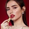 Nuovo Rossetto Metallico Rosso Lucido 6 Colori Lunga Tenuta Glitter Scintillante Lucidalabbra Solido Impermeabile Shimmer Labbra Vellutate Trucco