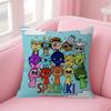 Game SSprunki fun   Pillow Gifts Home Office Furnishings Bedroom Sofa Car Cushion Cover case 45x45cm
