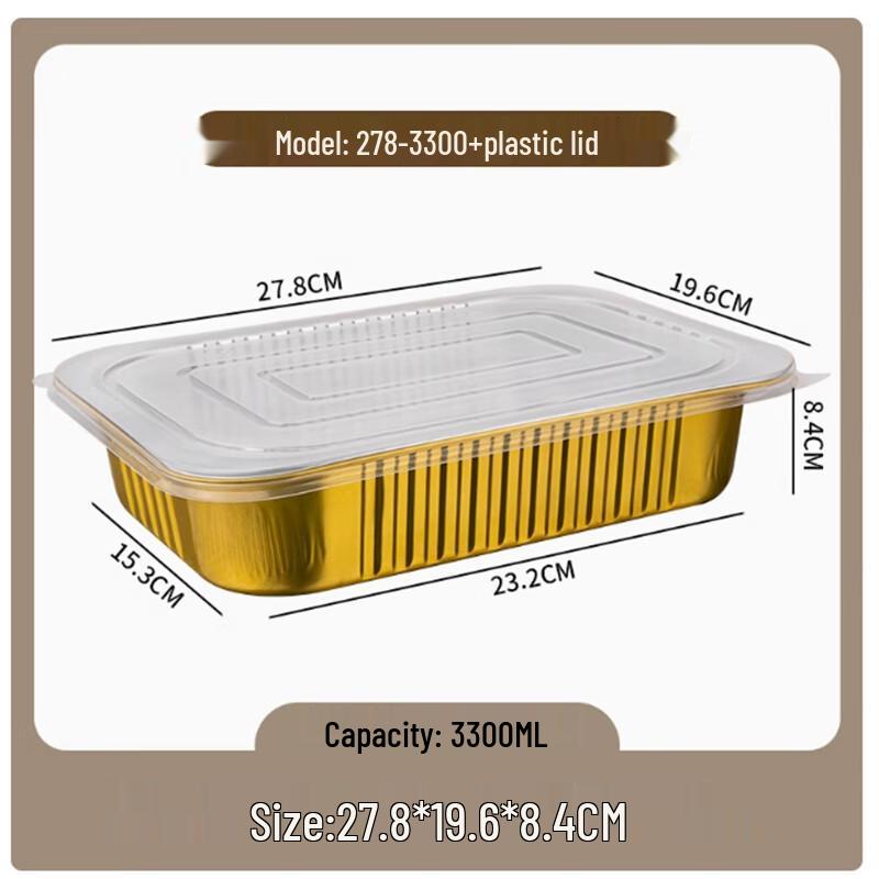 Disposable Aluminum Foil Takeout Containers