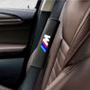 BBKP7 Leather Car Seat Belt Protection Shoulder Pad Cover For BMW M Performance E46 E90 F10 F30 X3 F20 E46 E60 E70 E39 E36