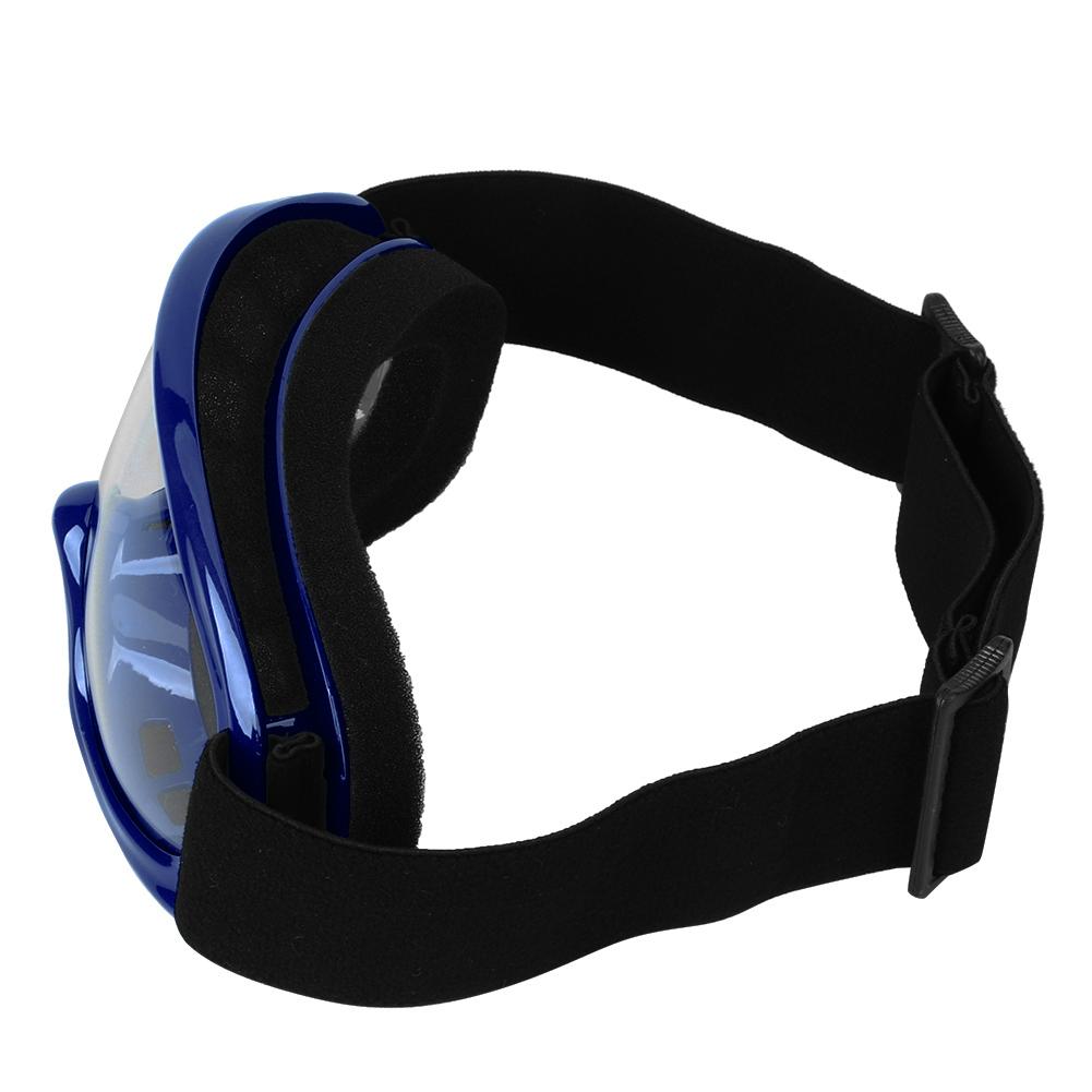 Children Protection Goggles Motorcycle Outdoor Cycling Windproof Anti‑Impact Skiing Glasses(Blue )