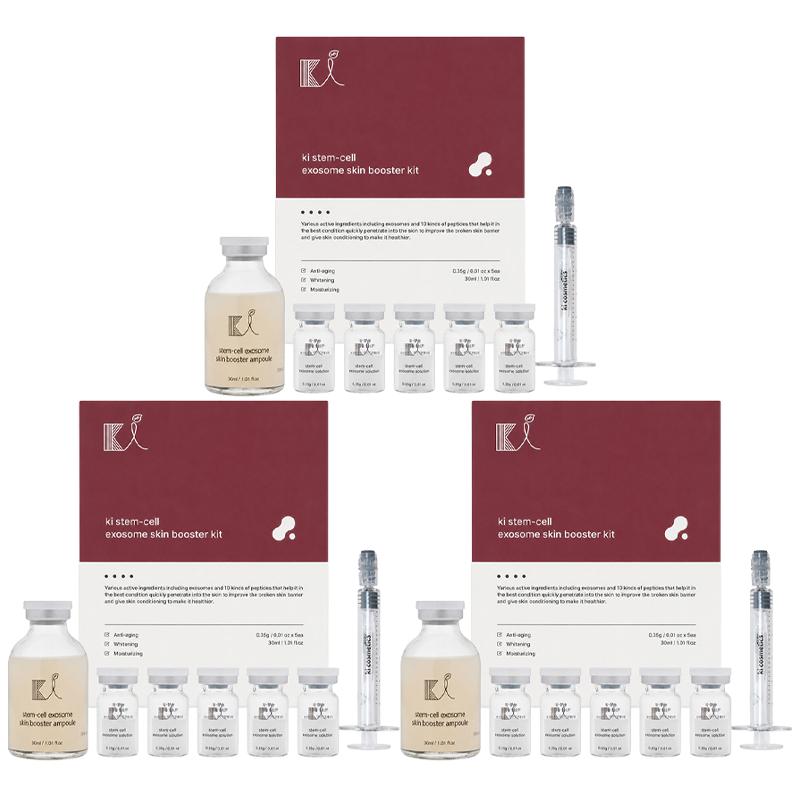 KI Cosmetics Stem-Cell Exosome Skin Booster Kit (30ml / 6ml × 5 Kits) (3 Options)