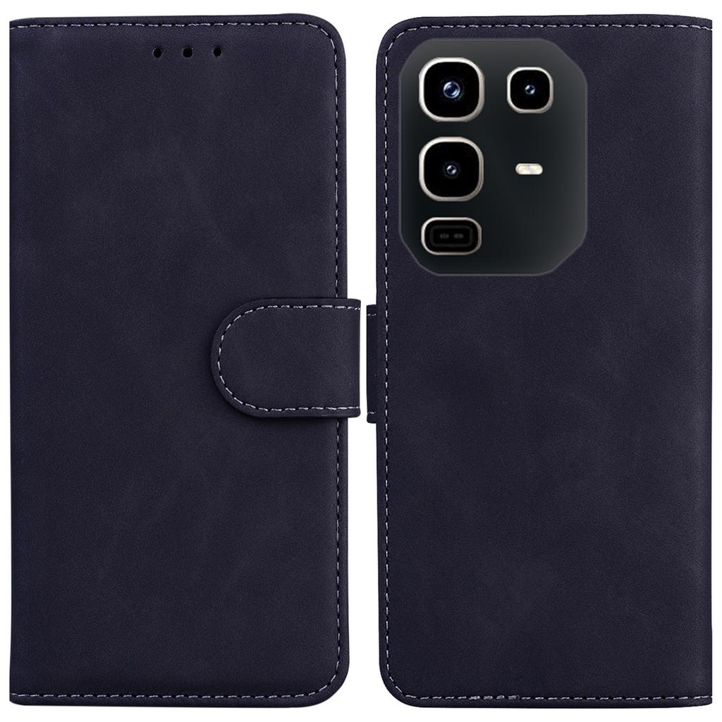 For Infinix Note 50 4G/Note 50 Pro 4G Case Solid Color Leather Wallet Phone Cover