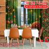 2D Flat Printing,2pcs Enchanted Glade Minimalist Popular Curtains Durable 100% Polyester Fabric Curtains Art Deco Festive