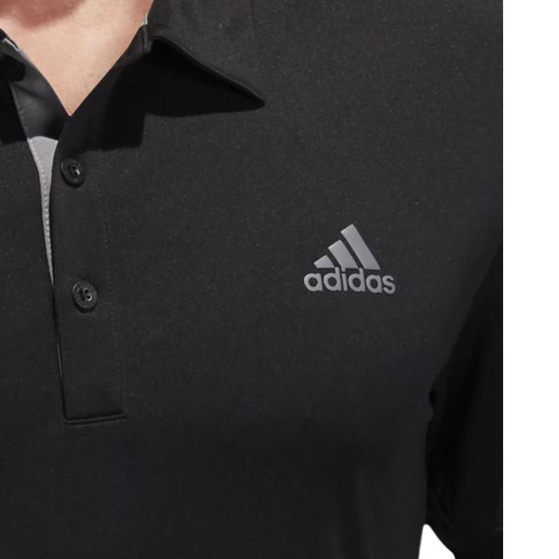 adidas Polo Shirts Men's Black Polo Collar Moderate Straight Fit DQ2310