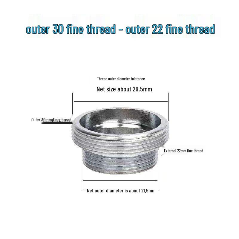 Faucet Adapter & Water Purifier Connector: M22 To 4-Point Coarse Thread Aerator