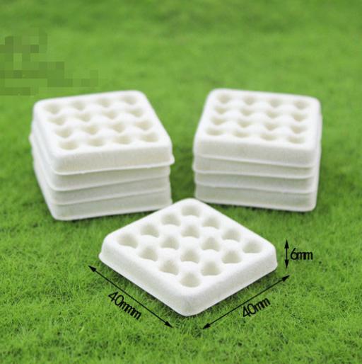 1pc 1/6 1/12 Doll House Simulation Miniature Mini Empty Egg Tray Model Decor