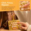 Transparent Dual-Tone Mini Keyboard Pendant 26-Key Keyboard Keychain  Children's Bag