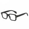 Fashion Versatile Presbyopia Glasses Frosted Three Color Rivet Frame Reading Glasses Anti Blue Light Square Far Sight Glasses