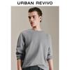 UR Men's UMU450017 Solid Round Neck Long Sleeve T-Shirt
