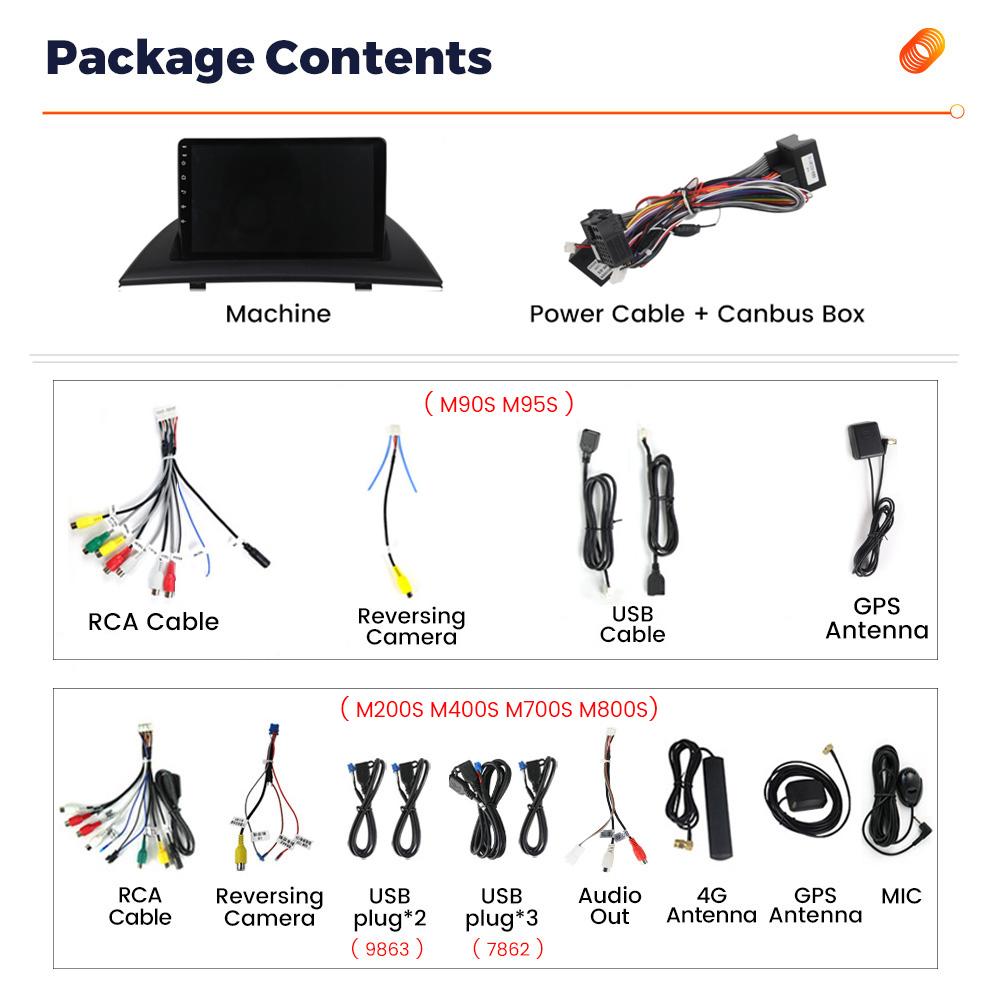 Navifly 8Core 2din Android Car Radio Multimedia Video Player For BMW X3 E83 2004-2012 Carplay Auto DSP GPS Navigation Head Unit