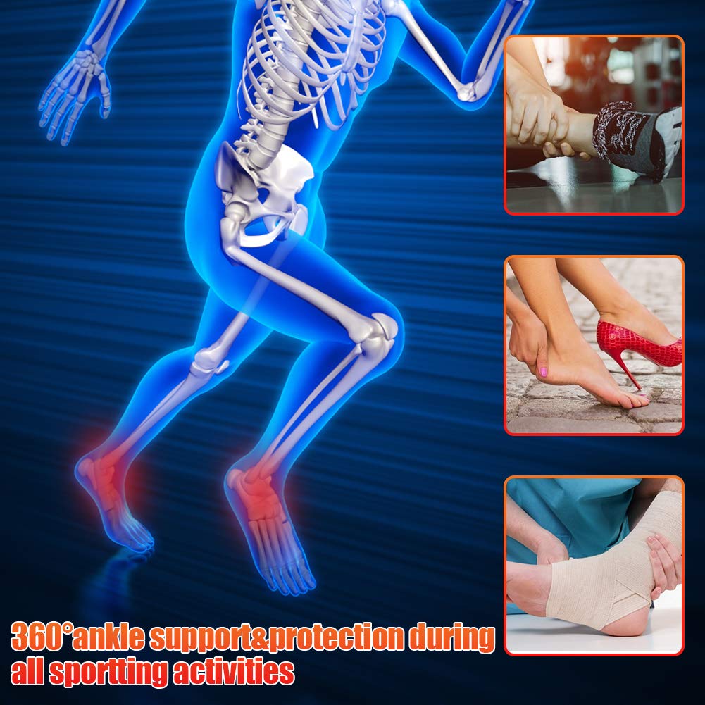 Adjustable Electric Heating Ankle Belt Ankle Massager Support Men&Women Strong Ankle Brace Sports Protection Ankle Leg Training