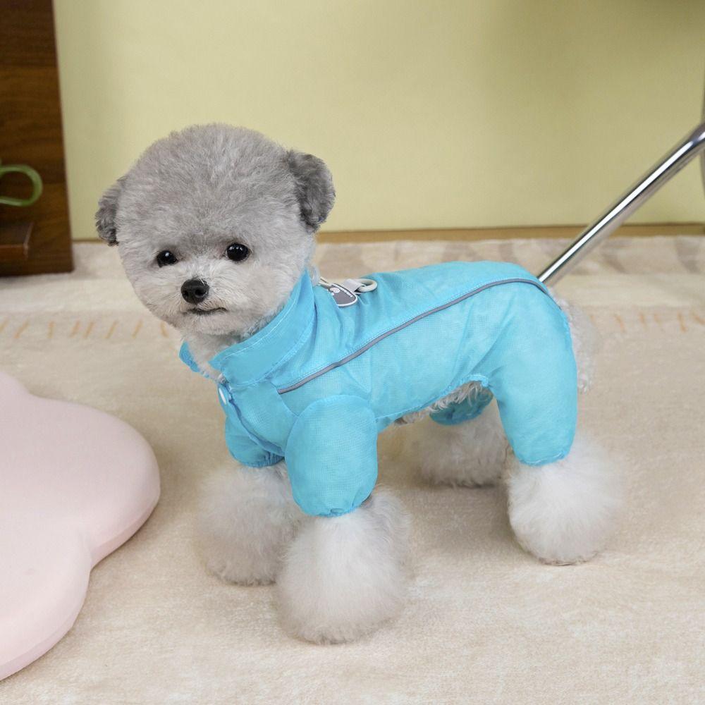 Four Legs Summer Pet Sunsuit Bodysuit Dog Thin Shirt Bichon Dog Sunscreen Clothes  Outdoor