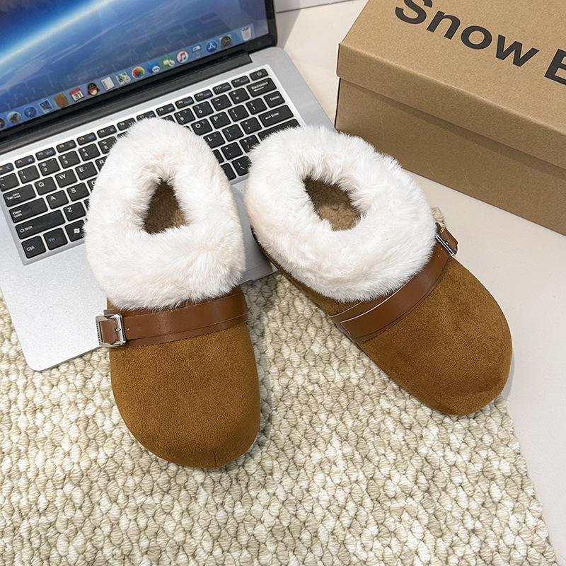 

Women s soft elastic winter warm cold padded snow boots thick bottom non-slip wear outdoor leisure sports cotton boots fur shoes 40 малиновий