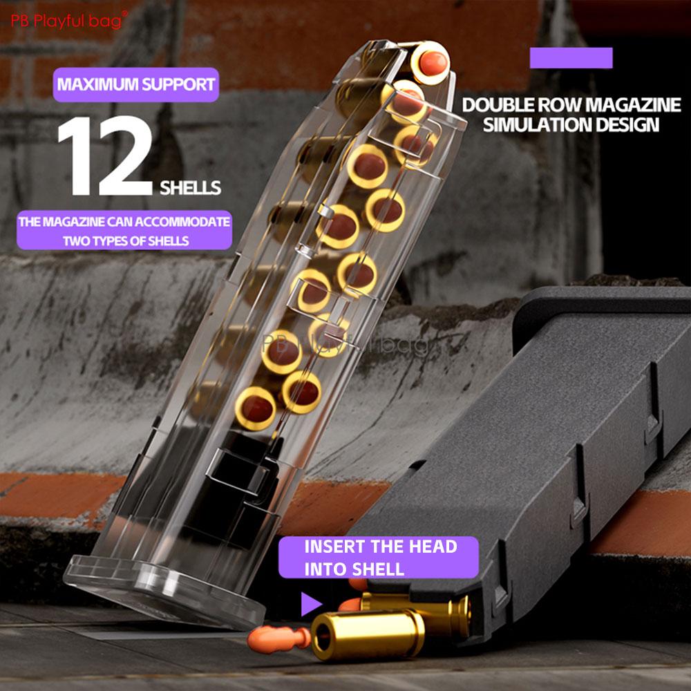 Pistolet jouet 2 en 1 G17 à double mode, modèle d'éjection de coquille, pistolet laser de divertissement avec cible, jeu de pistolet jouet pour enfants