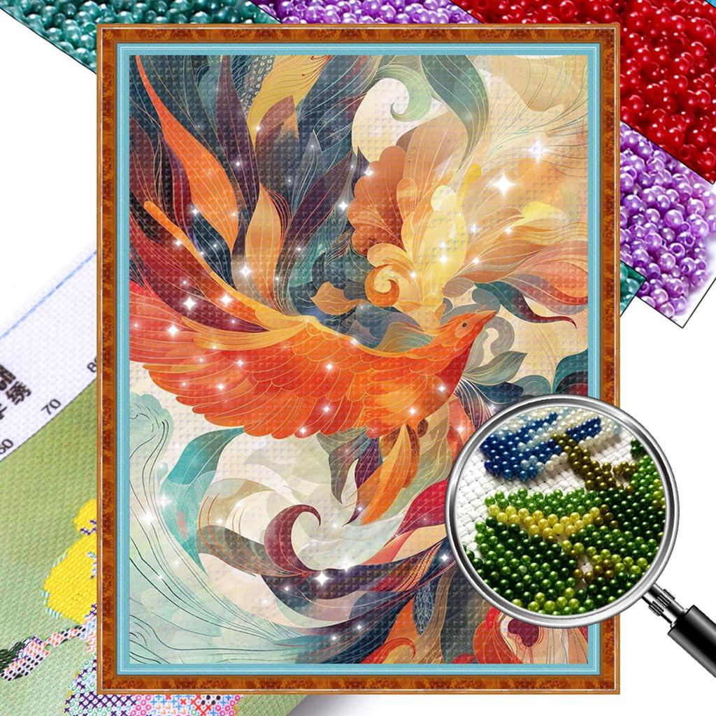 Full Embroidery Beaded Animal 9CT DIY Beadwork Kit for Living Room Bedroom Decor