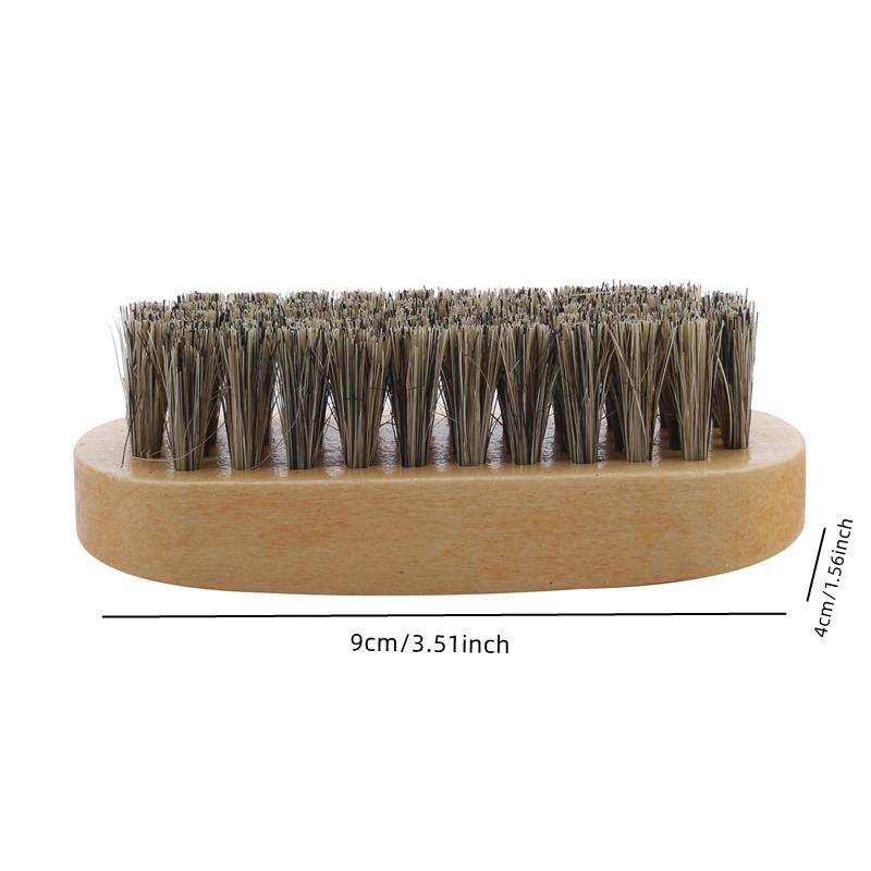 Shoe Brushes Horsehair Horse Hair Hairs Boots Leather Care Cleaning Brush