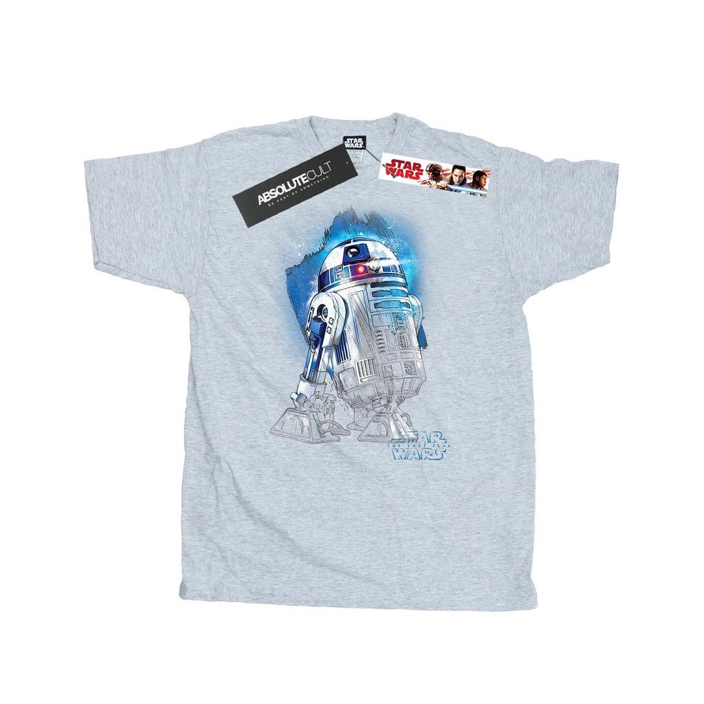 Star Wars: The Last Jedi Mens R2-D2 Brushed Cotton T-Shirt