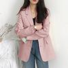 2025 Korean Style Women's Chic Casual Loose Long Sleeve Suit Top for Spring and Autumn