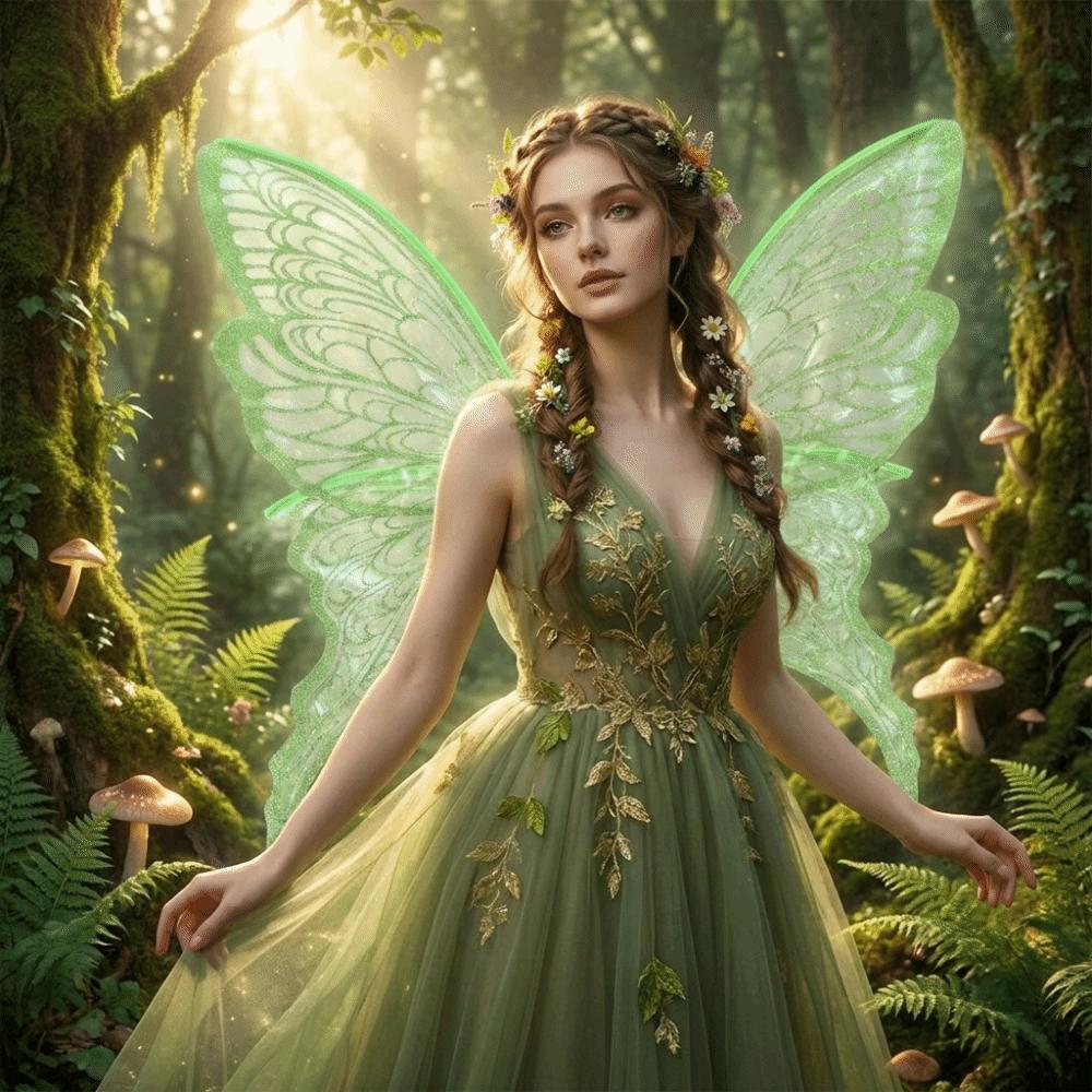 Sparkling Butterfly Wings Plastic Material Elf Wings New Fairy Wings Cosplay