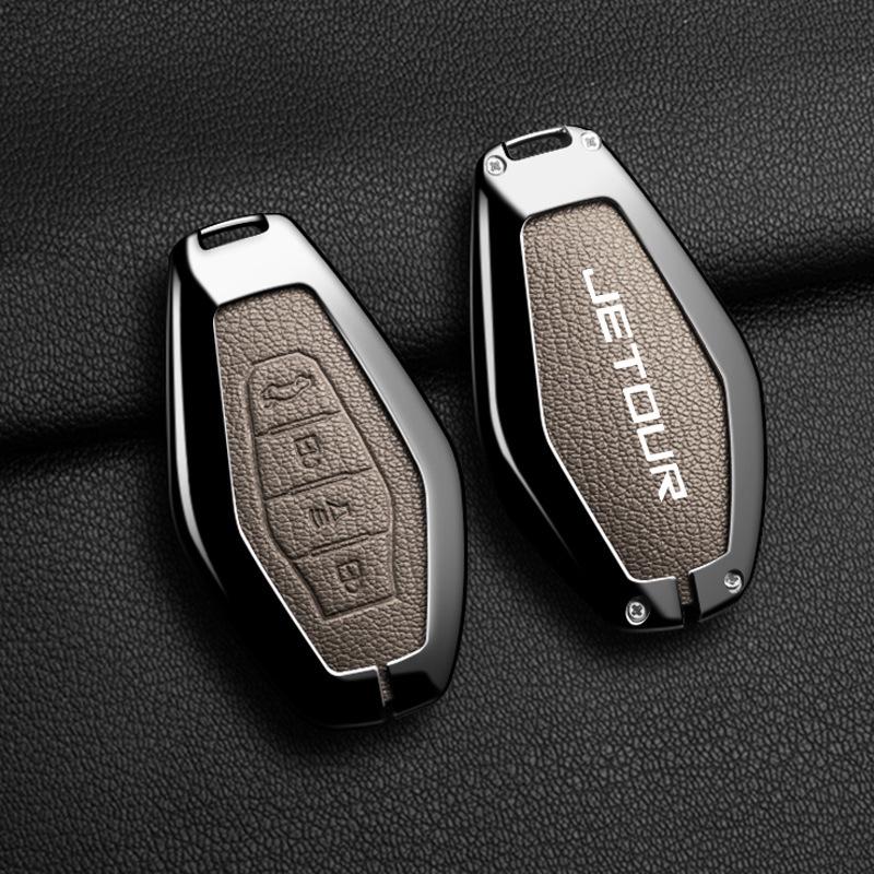 Jetour Traveler Key Case PRO: Luxury Metal Case for Chery Shanhai T2 CDM (24 Models)