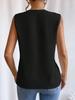 Summer 2025 Multi-layer V-neck Solid Color Women's Vest Top