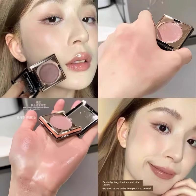 Naked Beauty Forever! Lip and Cheek Dual-Use Blush Cream, Airy Lipstick, Eyeshadow, and Contouring 3-in-1 Multi-Use Cream Le Kui