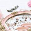Retro Resin Storage Tray European Creative Relief Mirror Tray Fruit Plate Wedding Dessert Table Home Decor Jewelry Storage Tray