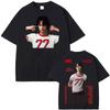 Sombr -De Late Avonden en Jonge Romantiek Tour Noord-Amerika 2026 T-shirt Katoen Vintage Top Hip Hop Streetwear Oversized T-shirt