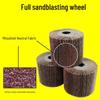 Stainless Steel Wire Brush with Sand Cloth and Nylon Polishing Wheel