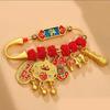 Best Wishes Lucky Pins Gold Sand-plated Ornaments Lucky Zodiac Brooch Pendant  Pregnant Women