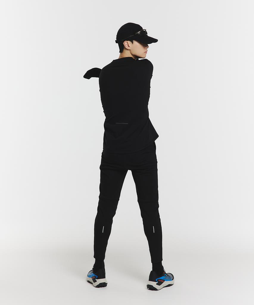 MUSINSA STANDARD SPORTS [City Running] Tech Grid Pants [Black]