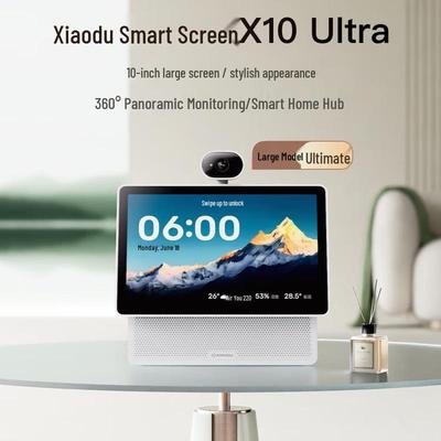 Xiaodu Smart Skjerm AI-høyttaler X10 Ultra CN-kontakt (adapter inkludert)