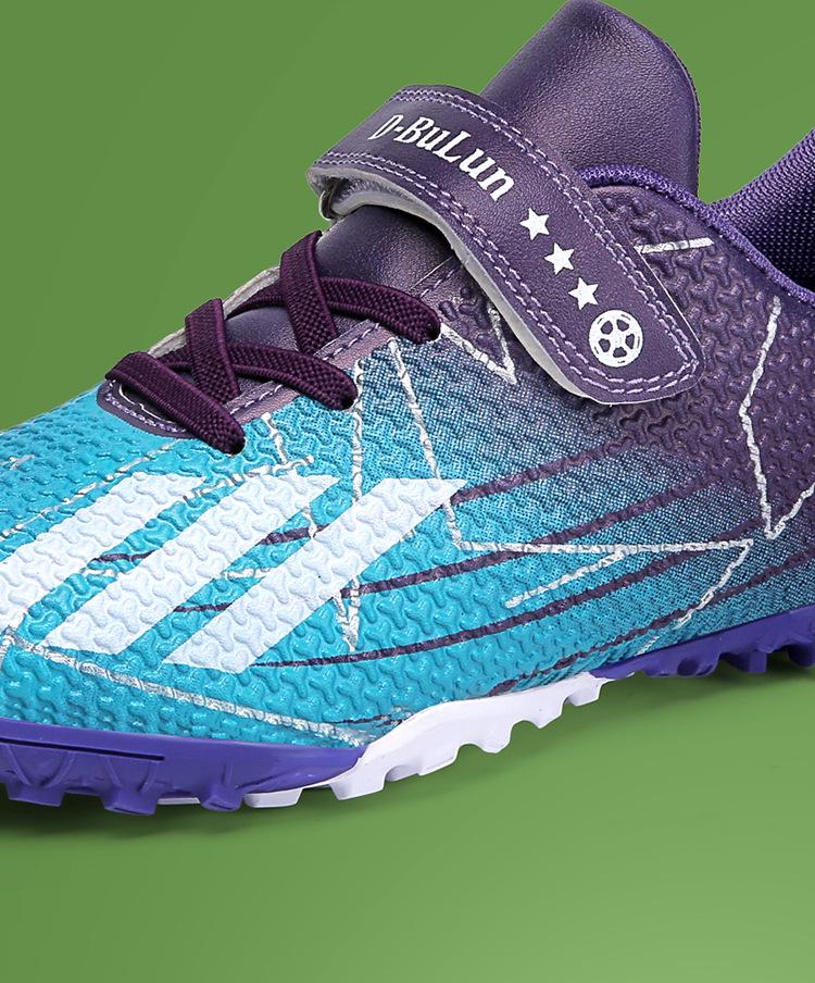 Velcro Soccer Shoes for Kids - Student Training Turf Cleats, Size 28-39