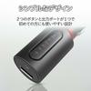ELECOM FM Transmitter/Smartphone/Bluetooth/With USB port/2.4A/Black