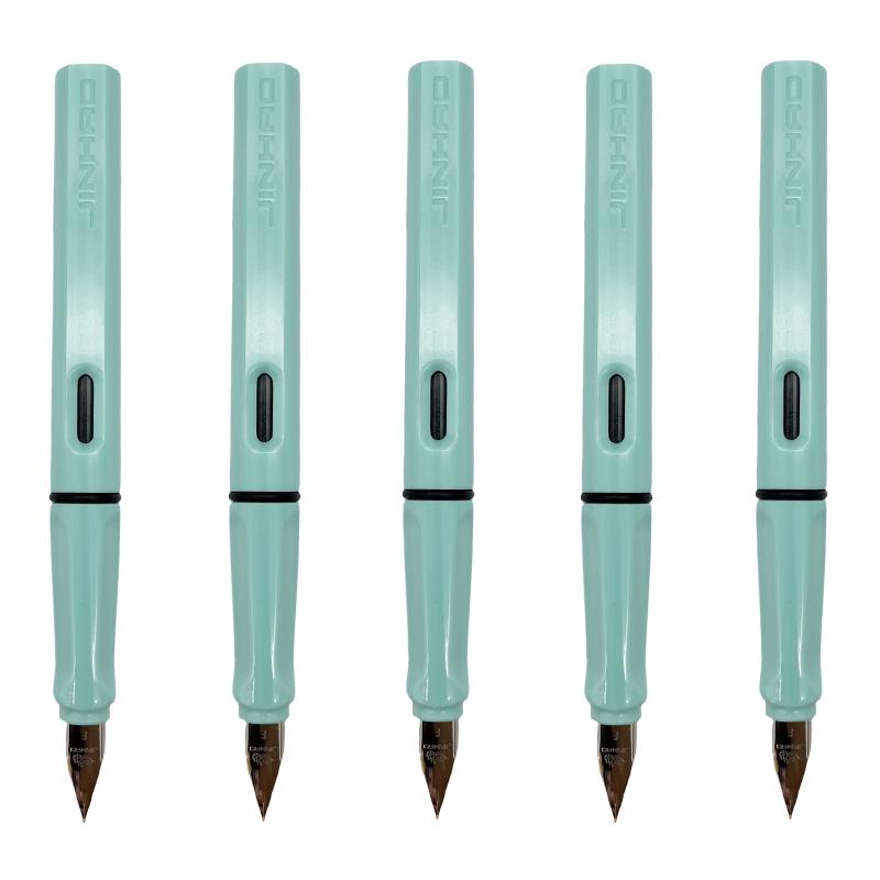 10/5 PCS JINHAO 619 Fountain Pen High Quality Colors Student F EF Nib Ink Pen Calligraphy Pen Stationery School Office Supplies