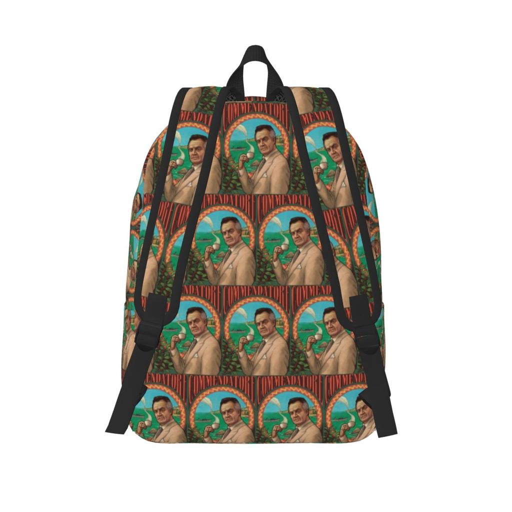 Commendatore - The Sopranos Backpack Hot Sale Daypack Large Capacity Kids BookBag School Bag Shoulder Bags for Men Women